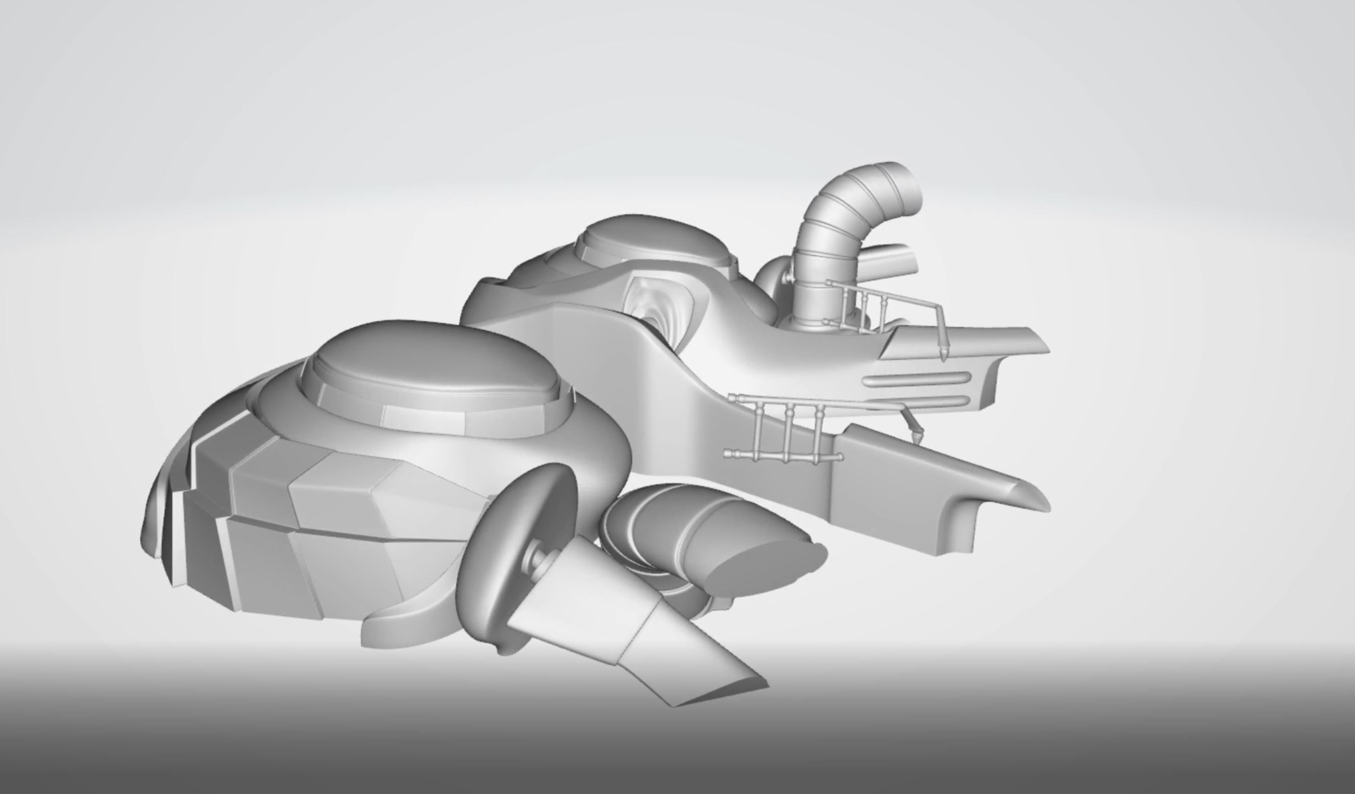 General Grievous Bust STL 3D print model_5