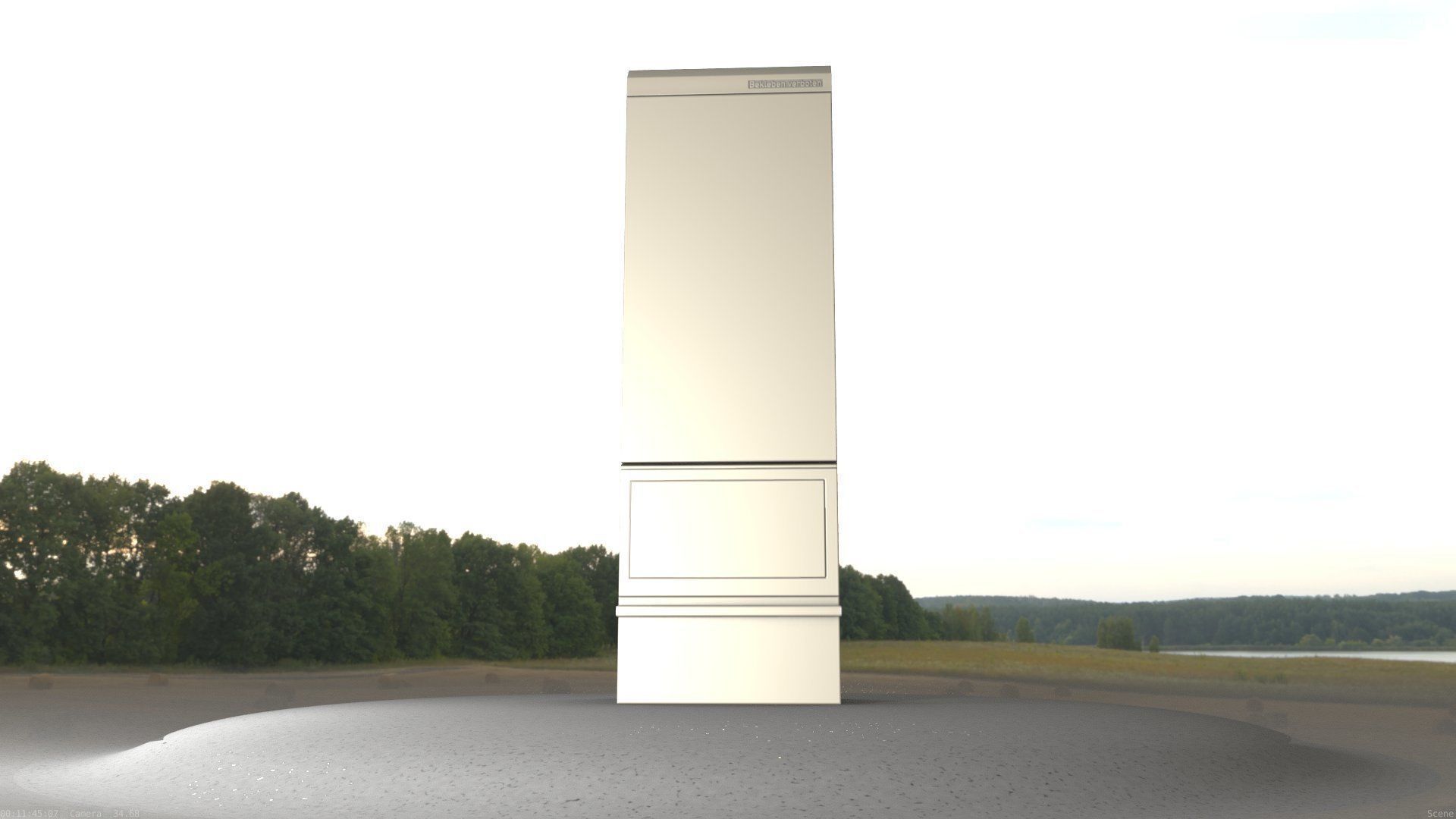 Electrical Distribution Cabinet 170 Low-poly 3D model_32