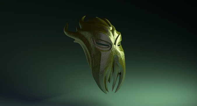 Miraaks Mask STL 3D print model