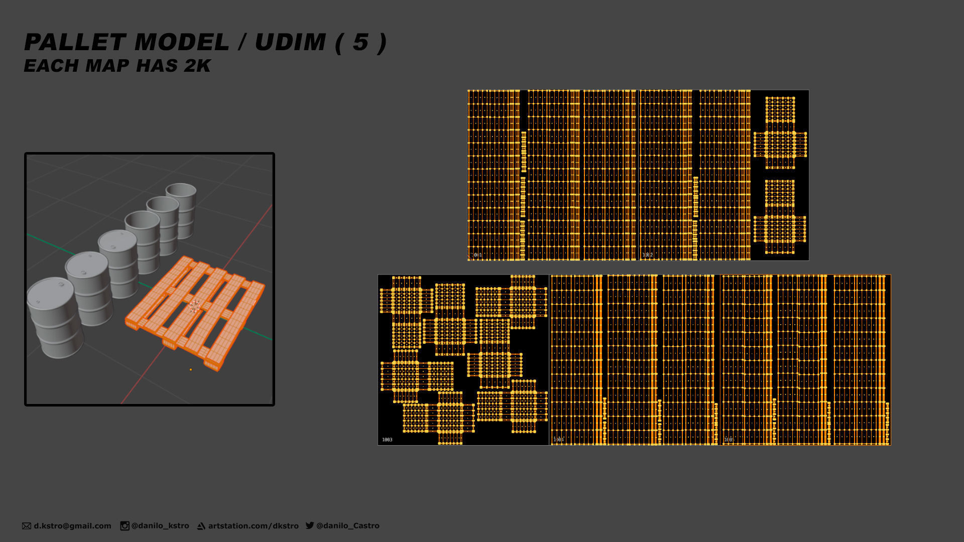 Toxic barrel - 2K Textures Maps 3D model_7