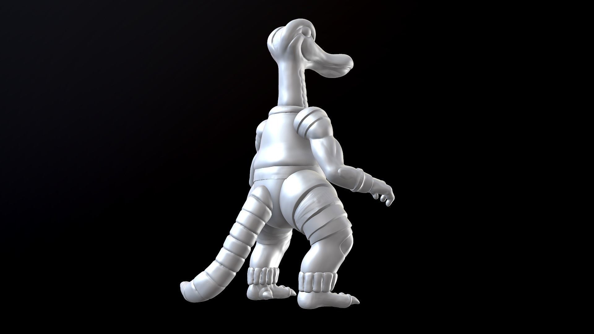 QuackPot Dinosaucers 3D print model_6