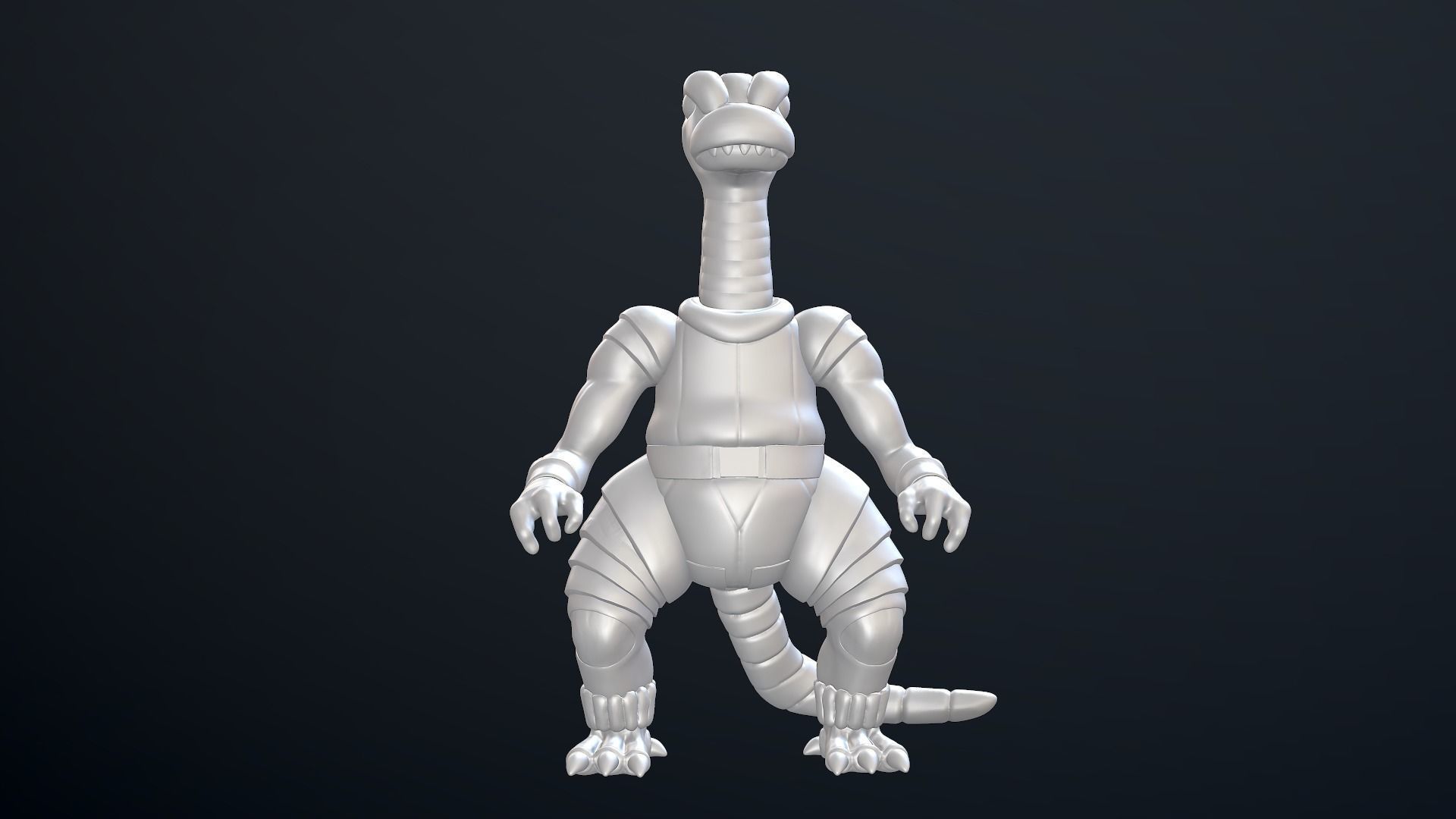 QuackPot Dinosaucers 3D print model_2