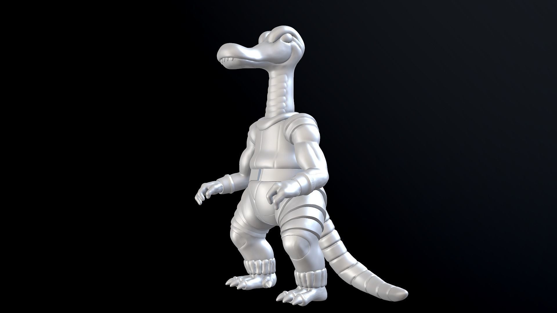 QuackPot Dinosaucers 3D print model_7