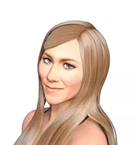 Jennifer Aniston 3d model full rigged model