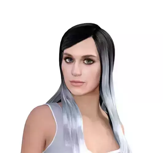 3D Katy Perry full rigged
