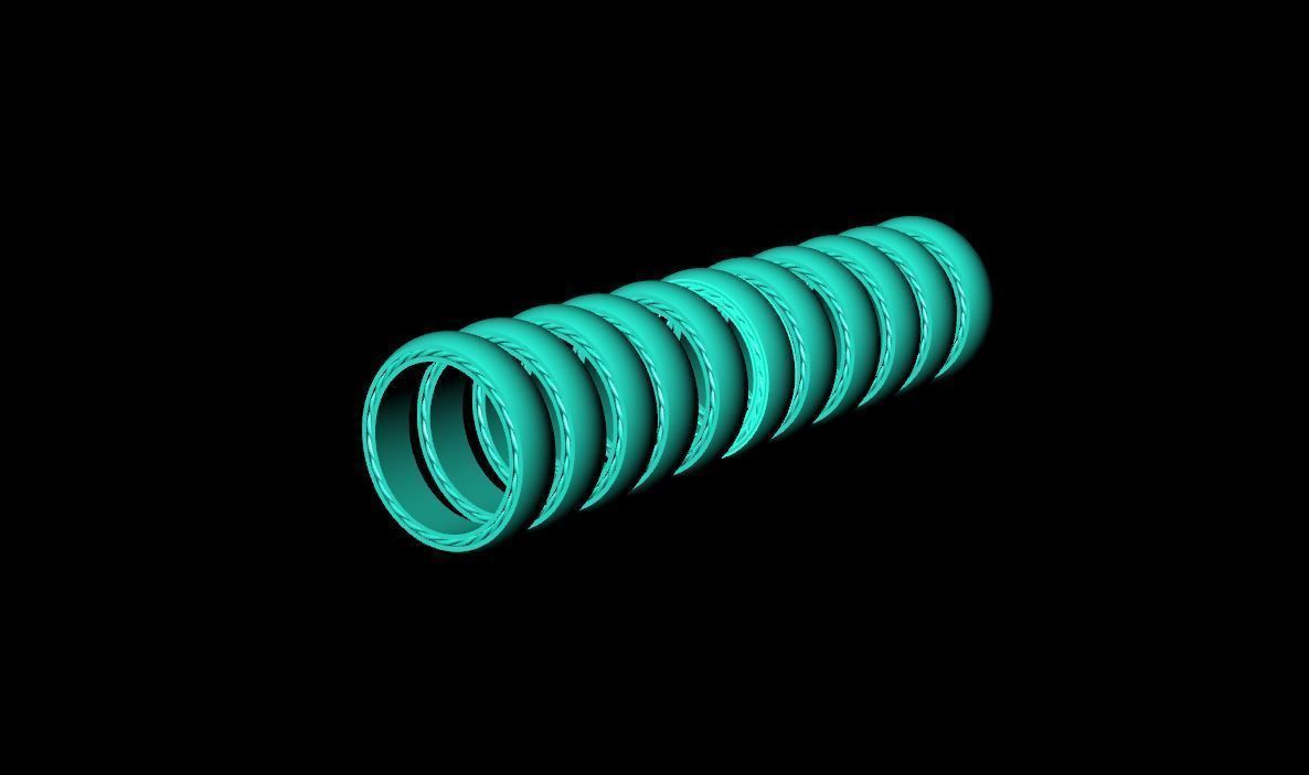 David yurman streamline ring wedding 11 sizes file 3D print model_10