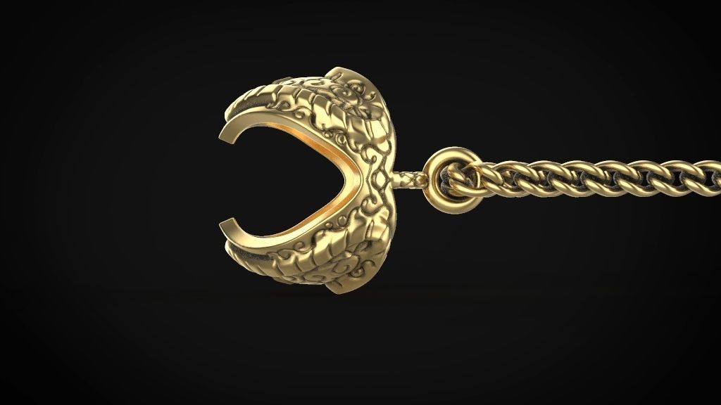 heart pendant special model 3D print model_3