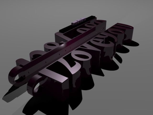 Equate Pendant 3D print model_2