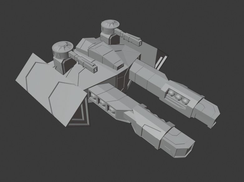 The Storm spaceship 3D model_8