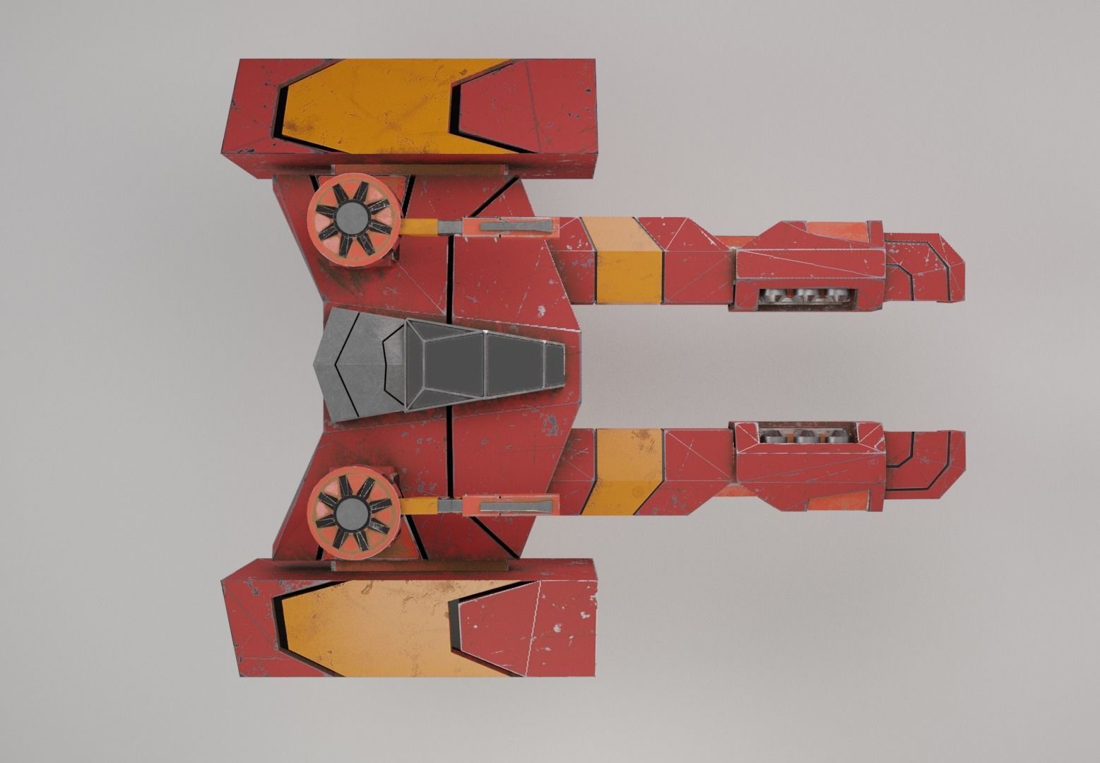 The Storm spaceship 3D model_3