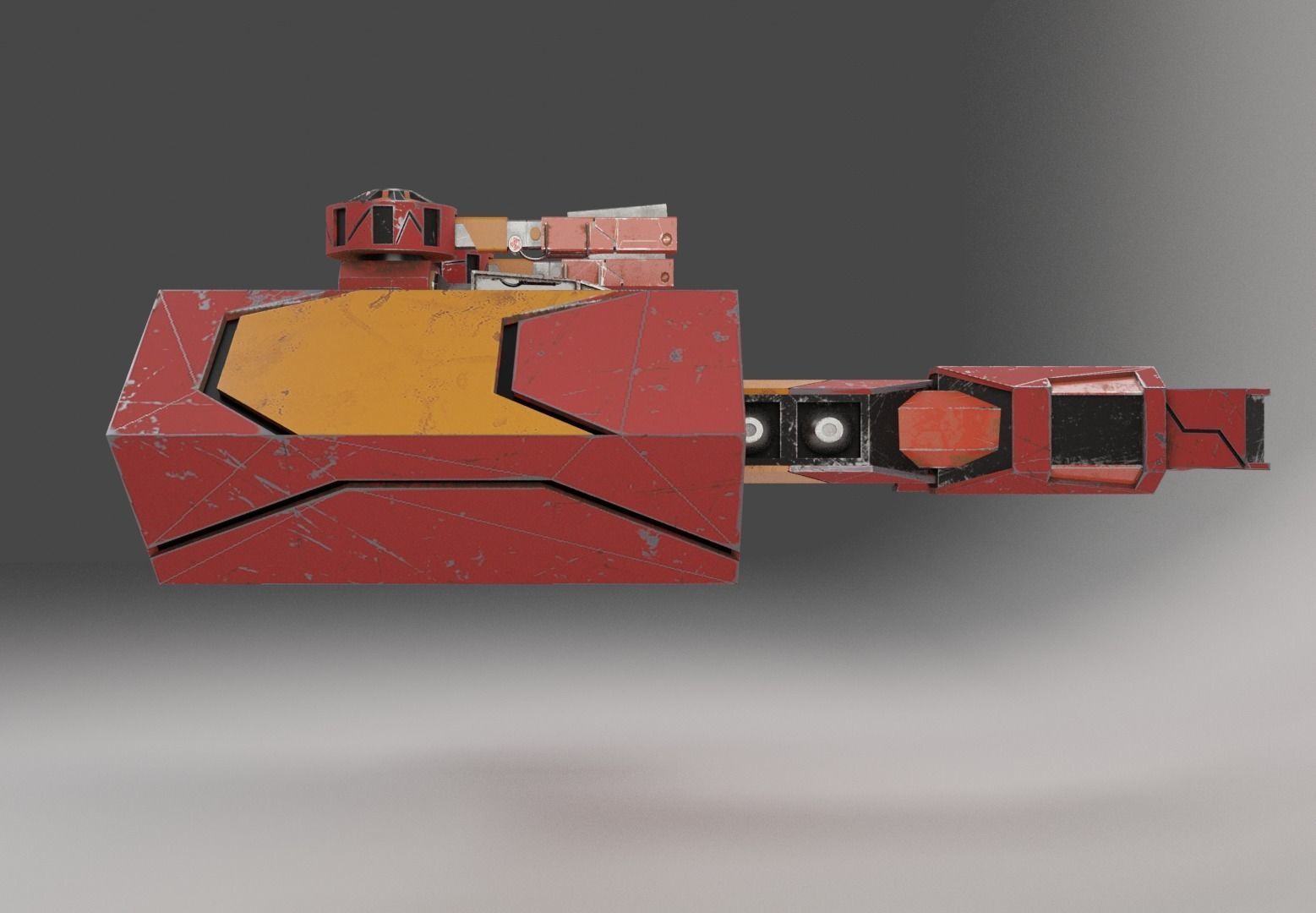 The Storm spaceship 3D model_4