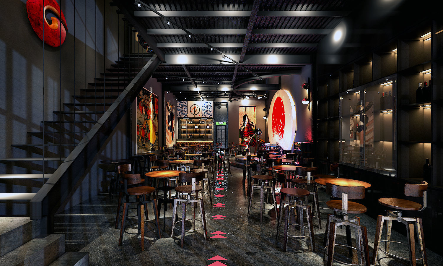 PUB japan 3D model_3