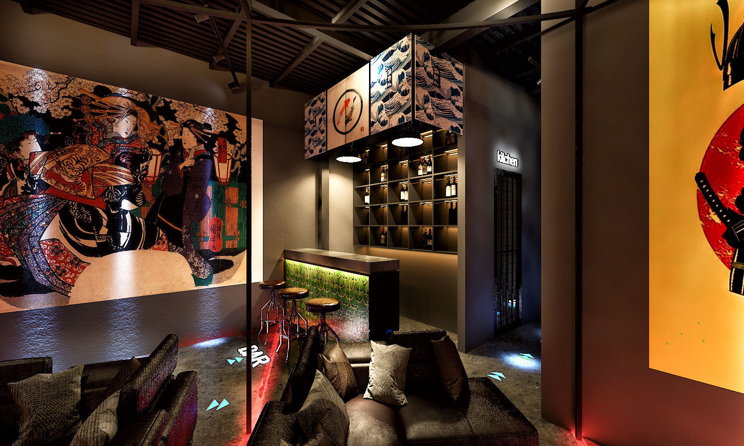 PUB japan 3D model_7