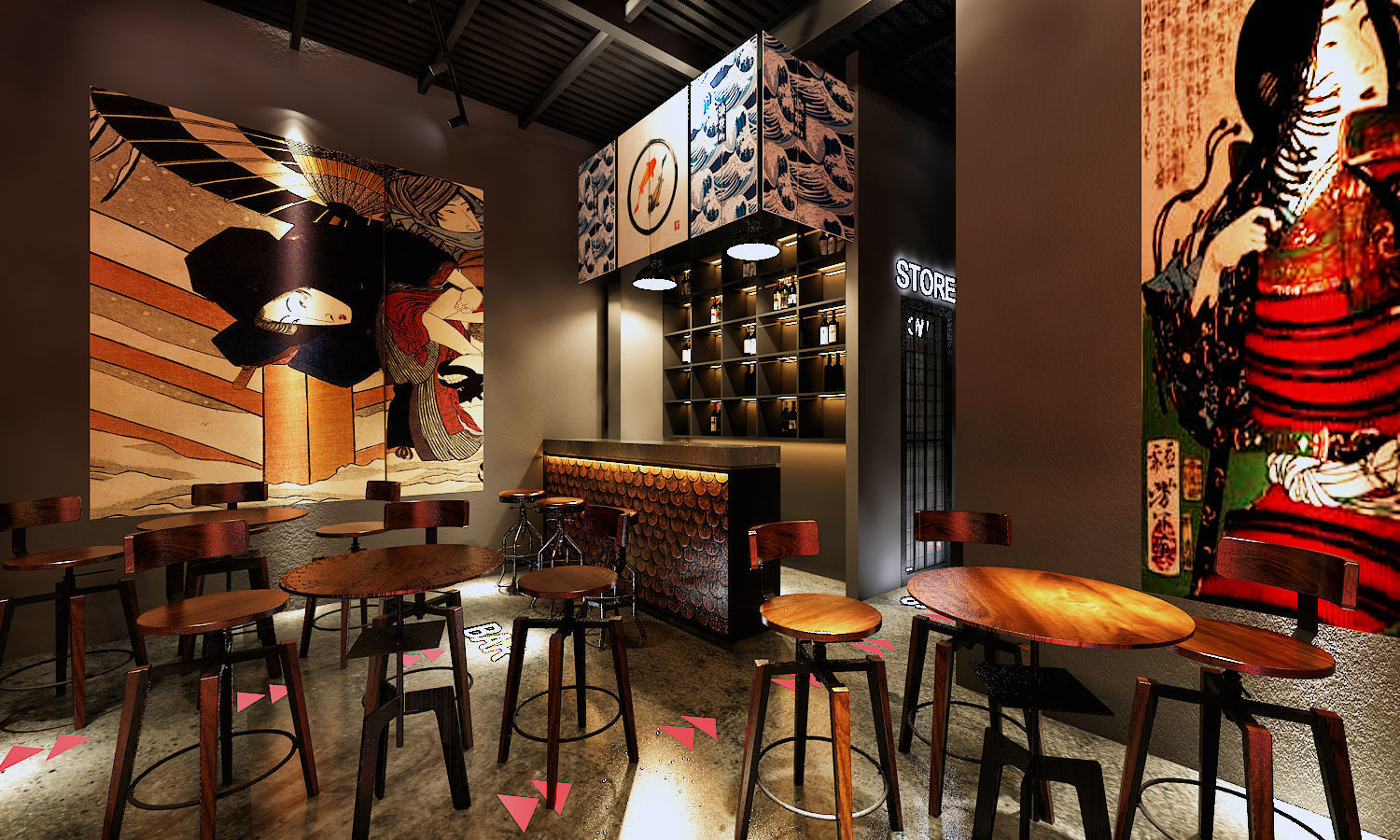 PUB japan 3D model_2