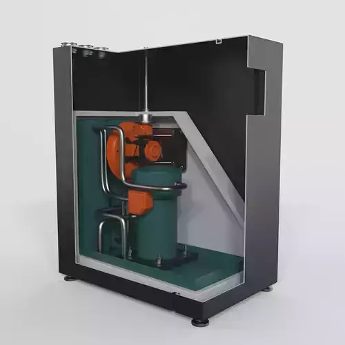Heat Pump 3D model