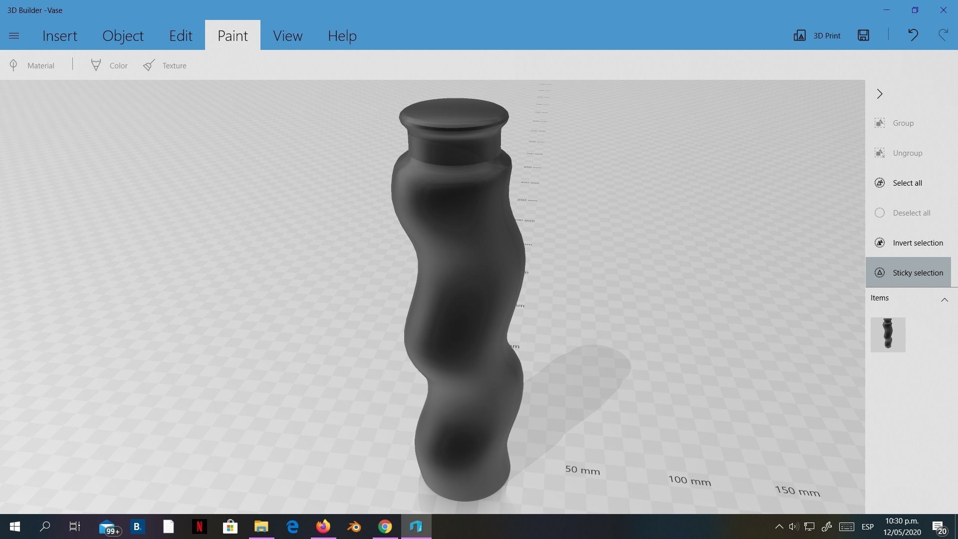 Flower Vase 3D print decoration House decorative 3D print model_11