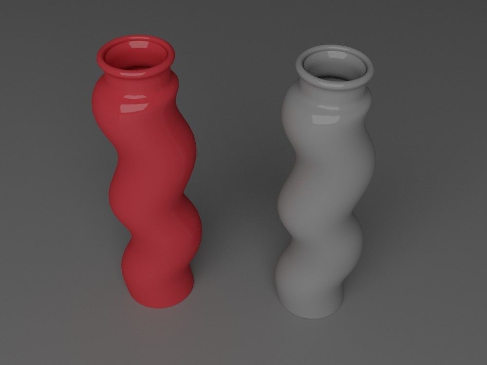 Flower Vase 3D print decoration House decorative 3D print model_7