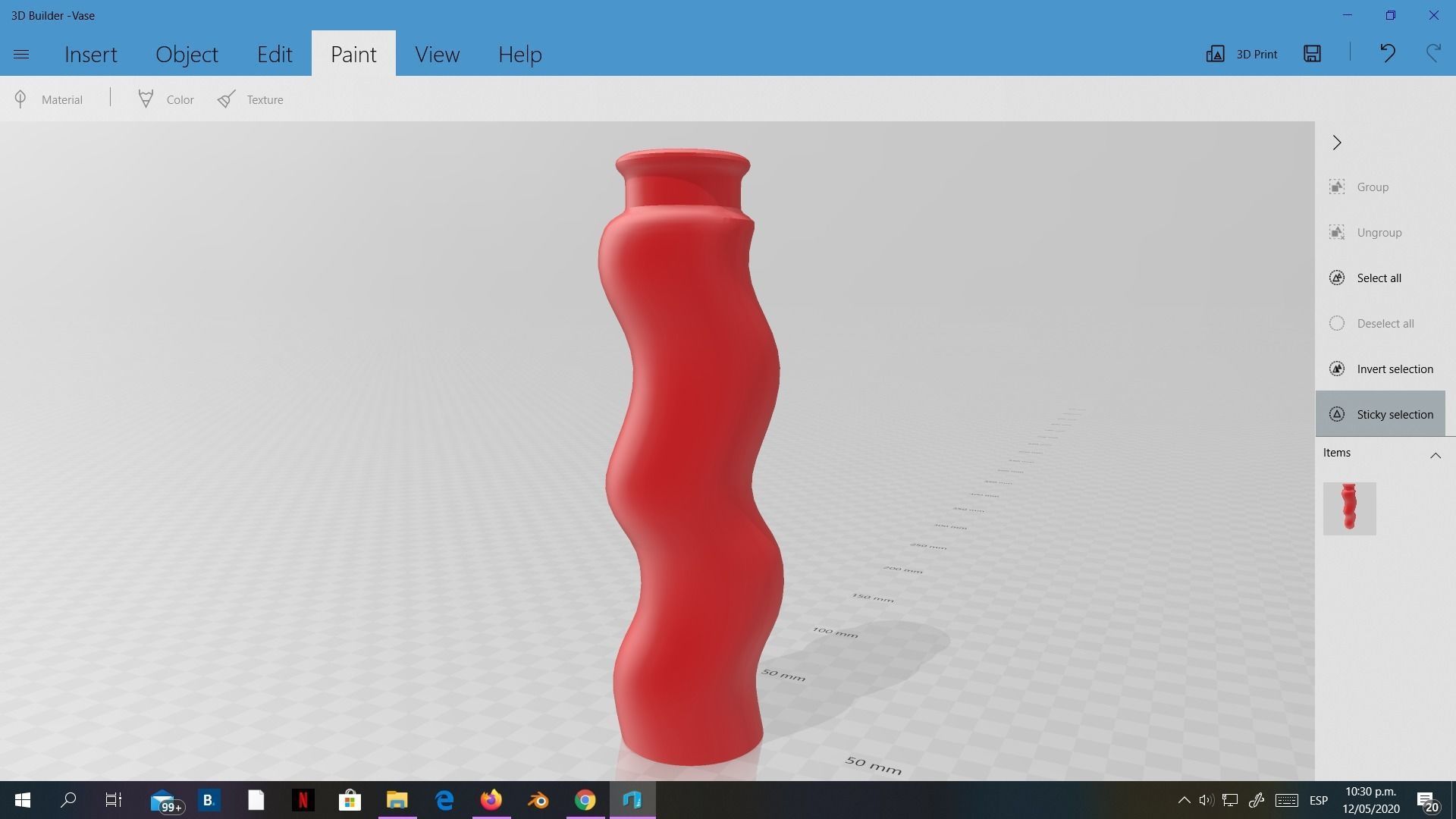 Flower Vase 3D print decoration House decorative 3D print model_13