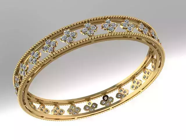 Flower bangle for daily use