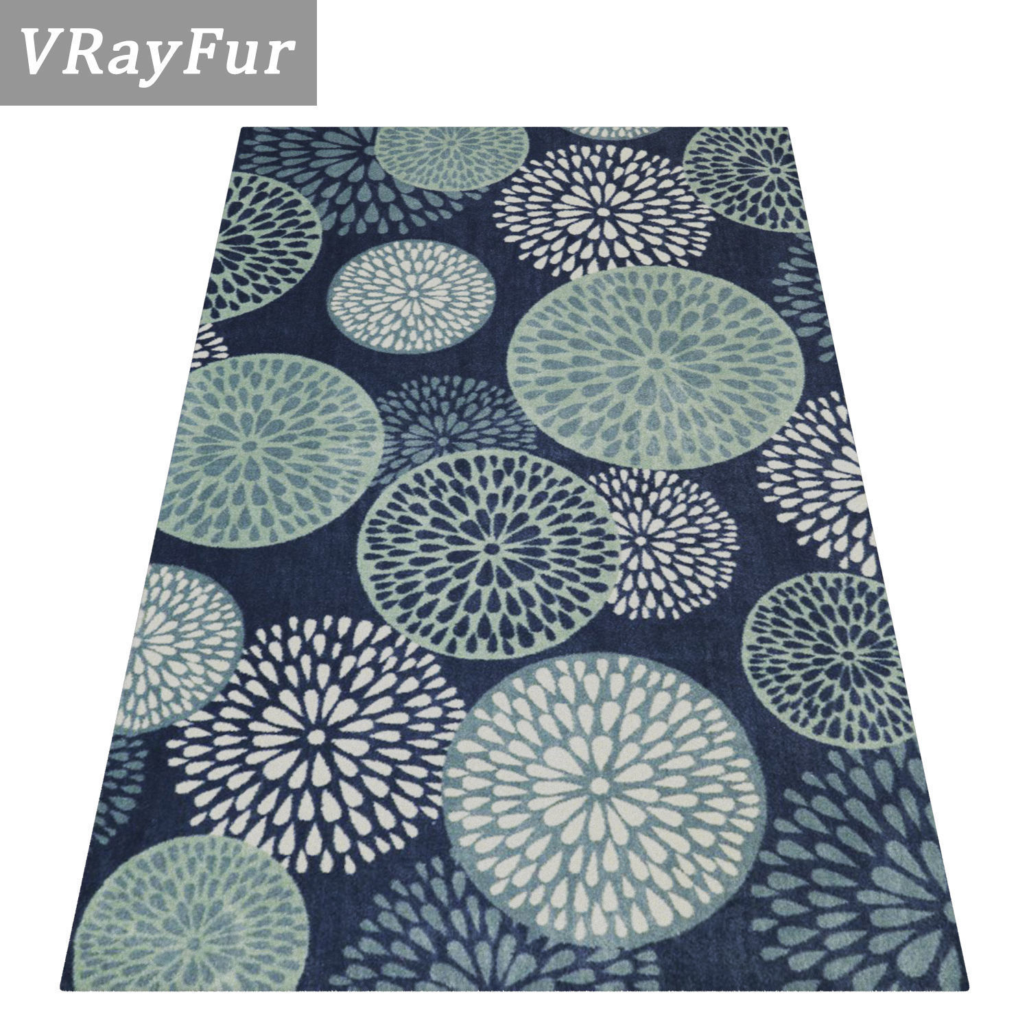 Rug Set 721 3D model_2