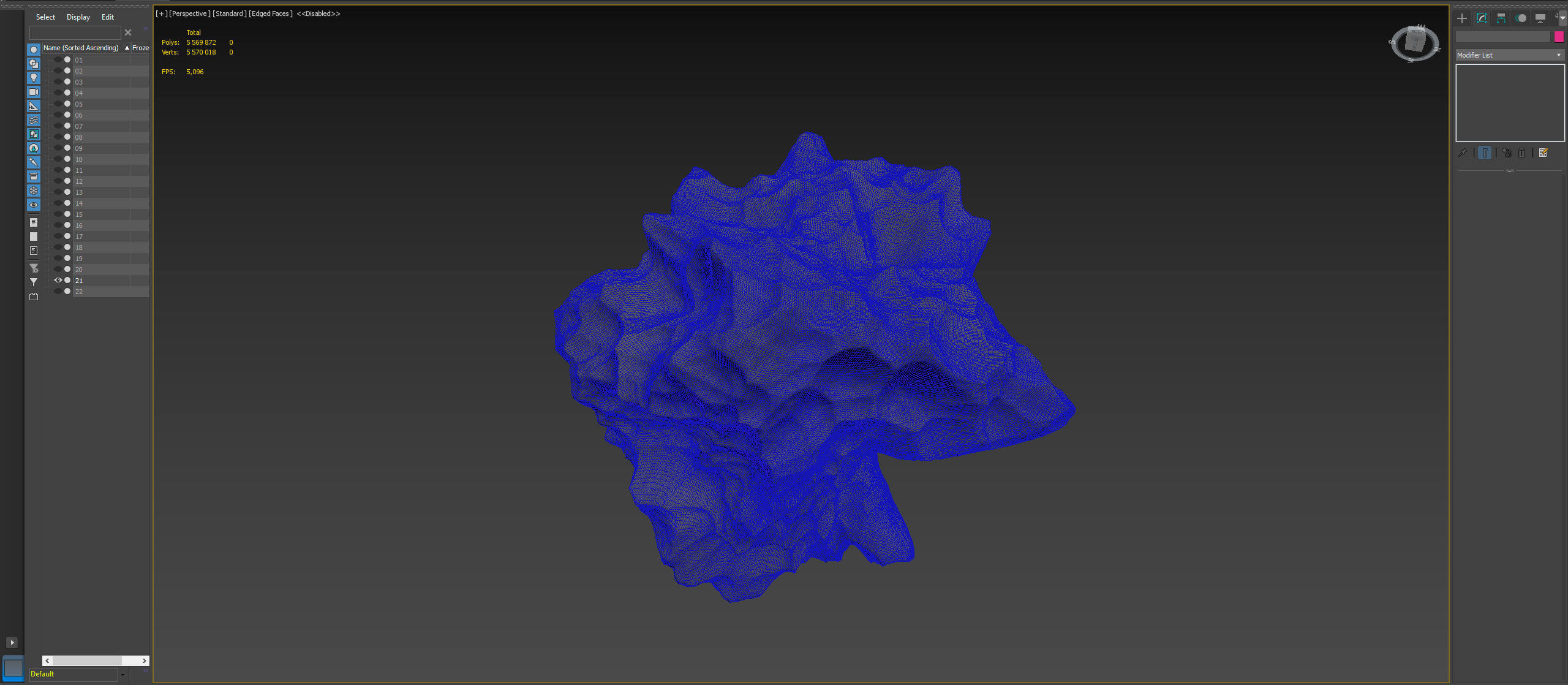 Detailed asteroids high-poly set 3D model_23