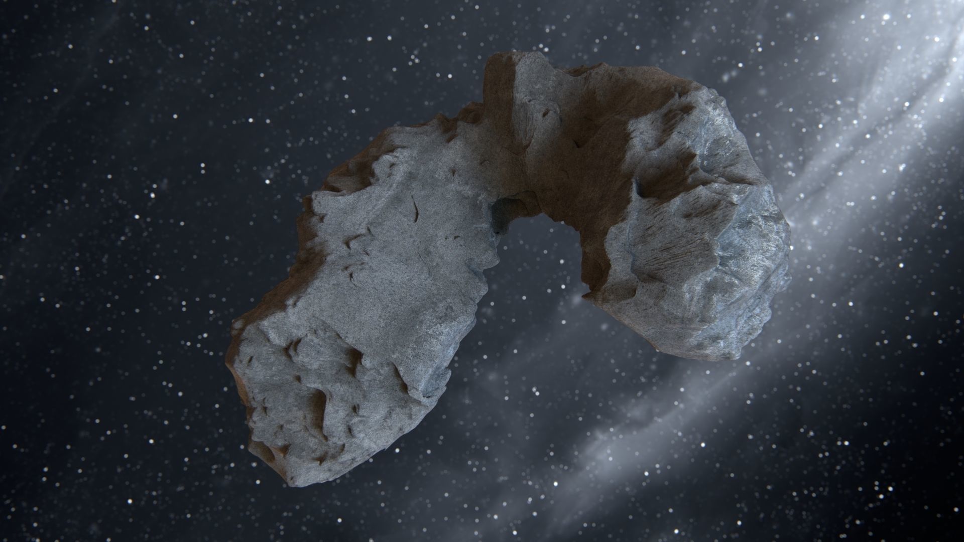 Detailed asteroids high-poly set 3D model_7
