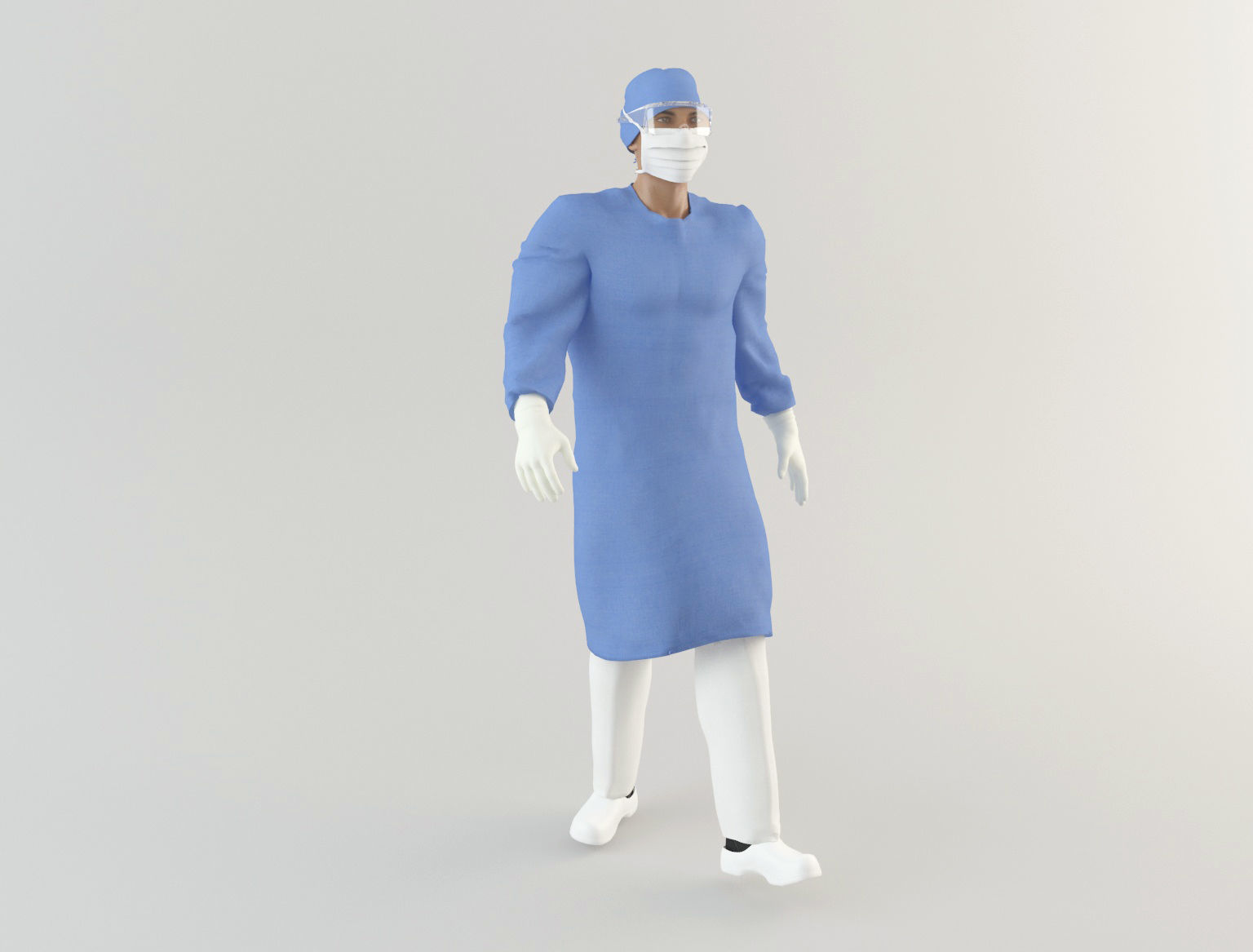 Doctor 1 Coronavirus 3D model_9