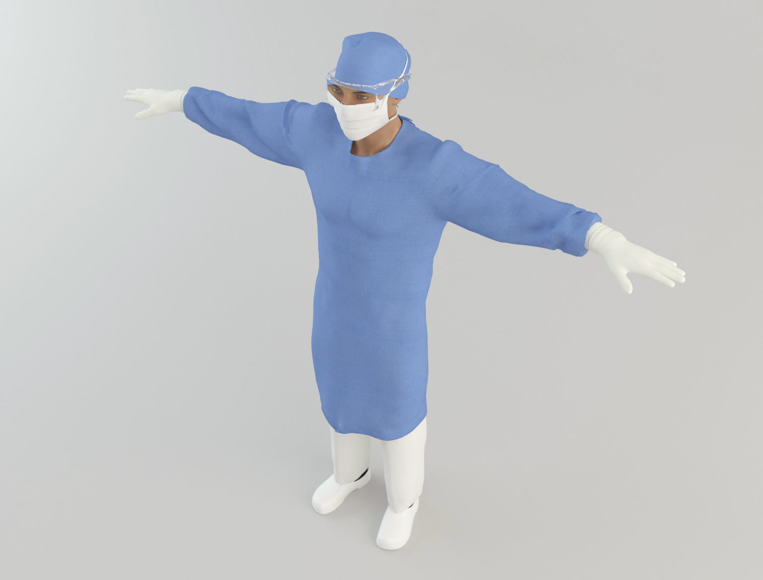 Doctor 1 Coronavirus 3D model_5