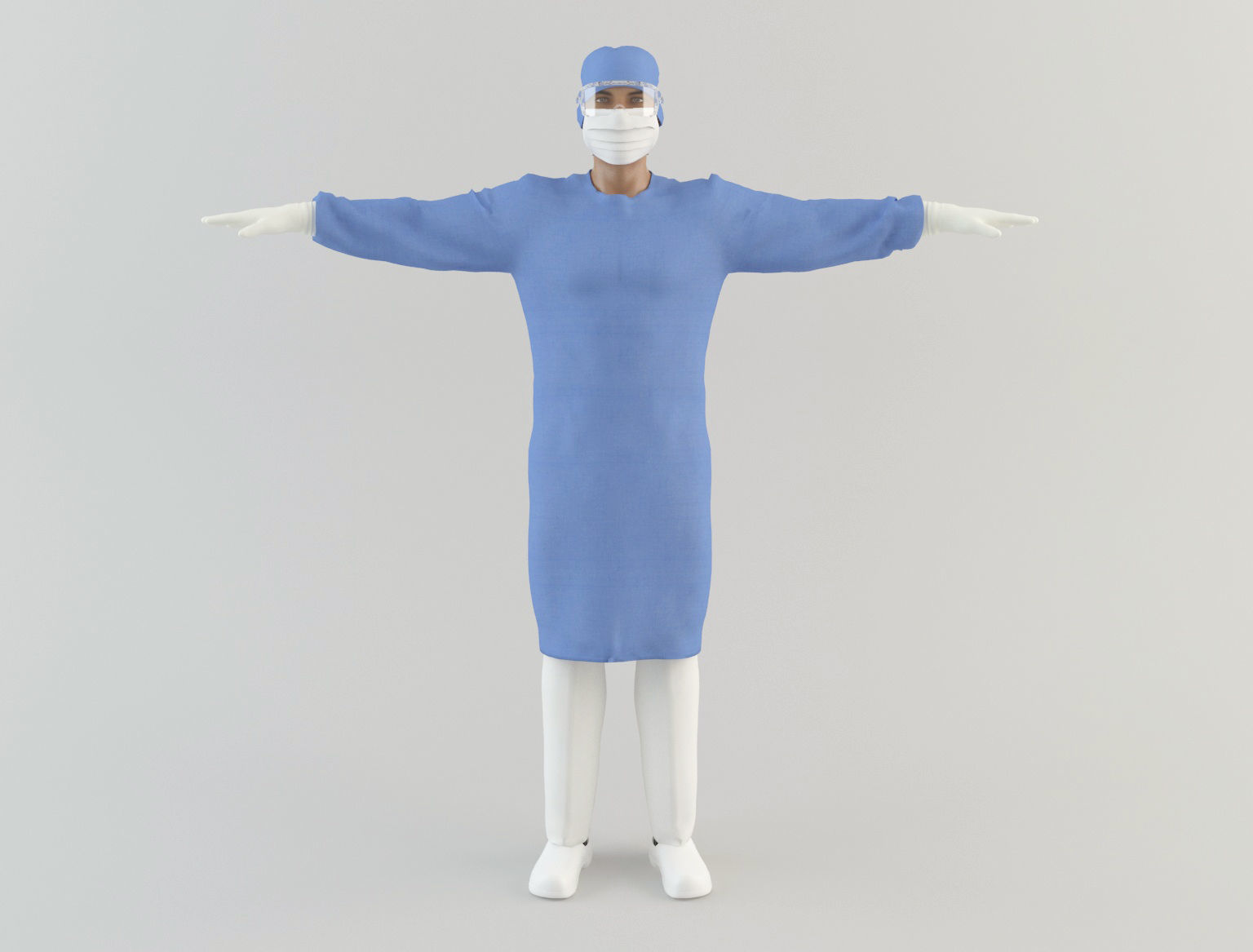 Doctor 1 Coronavirus 3D model_2