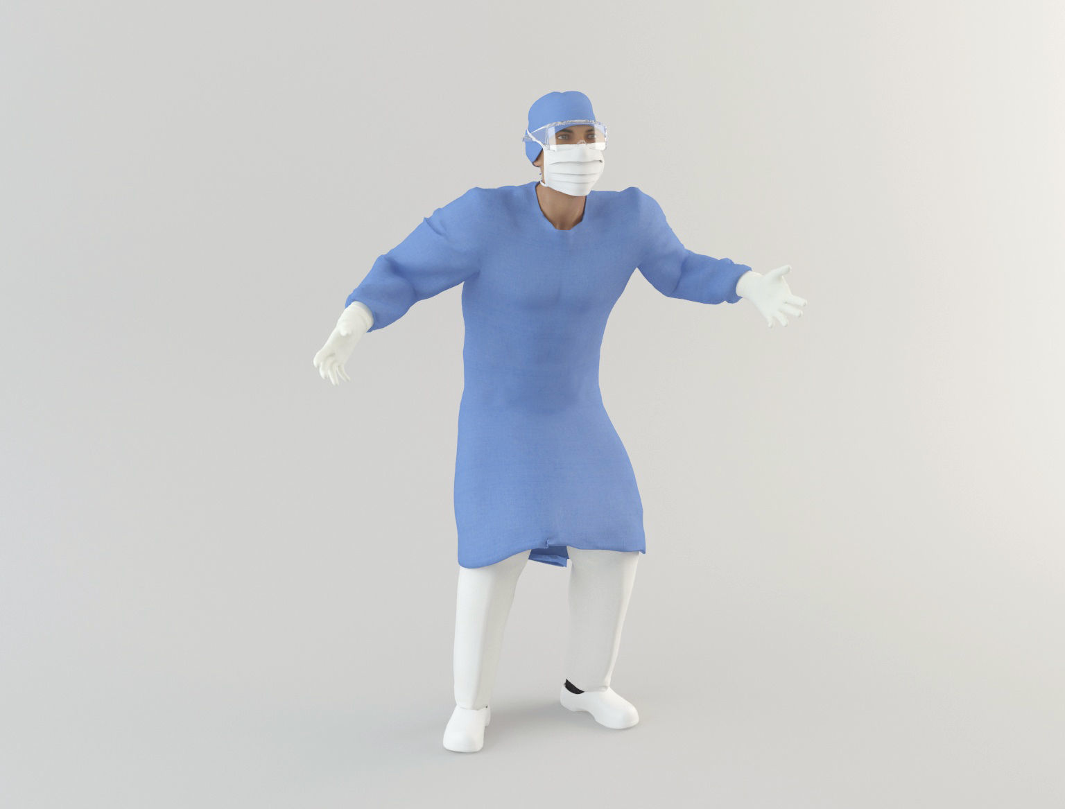 Doctor 1 Coronavirus 3D model_11