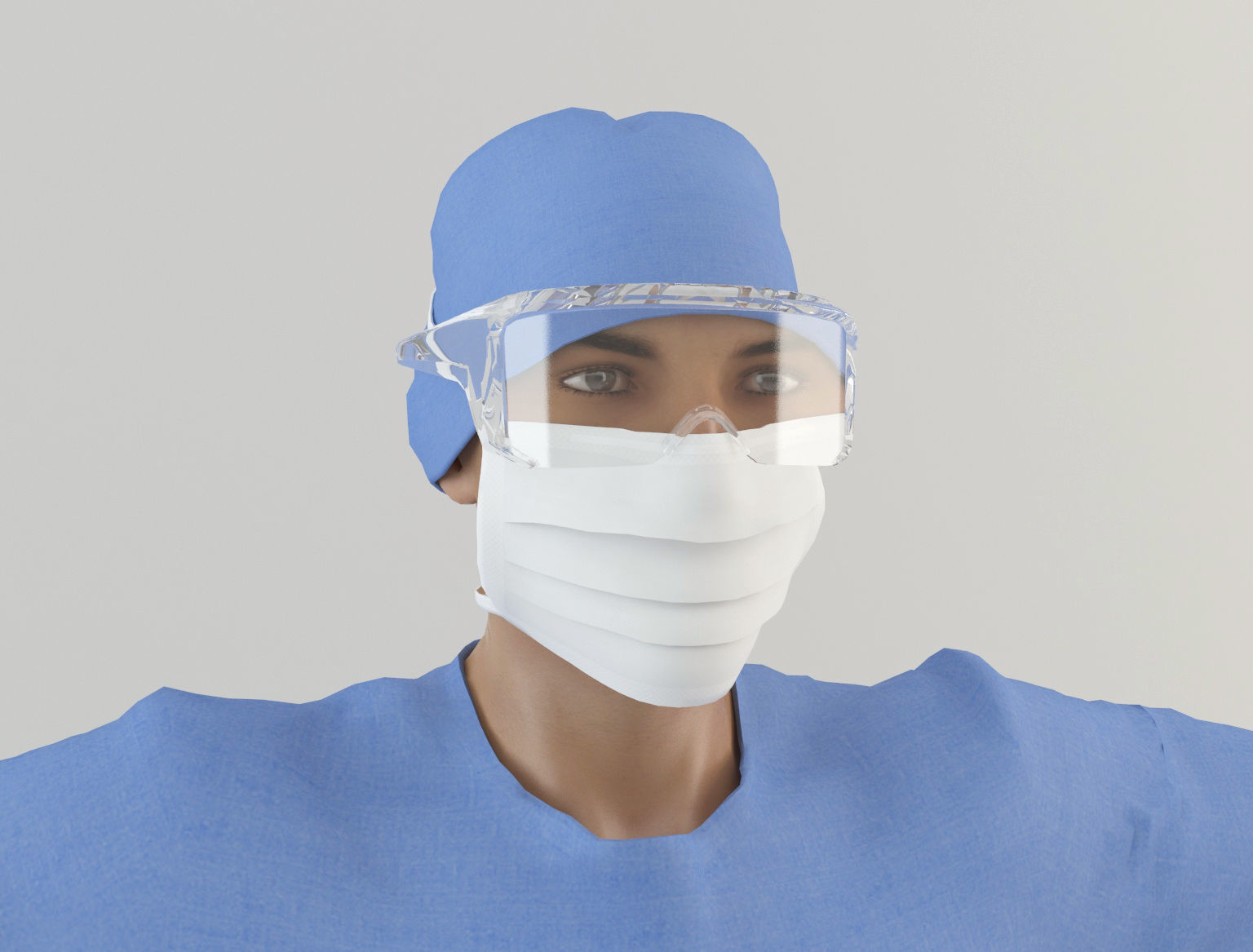 Doctor 1 Coronavirus 3D model_6