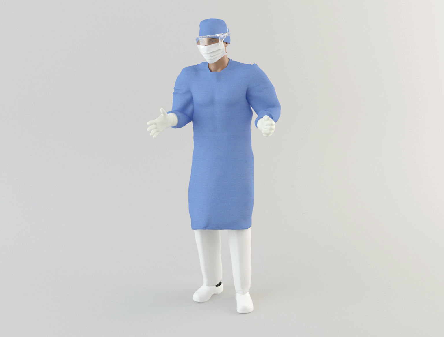 Doctor 1 Coronavirus 3D model_10