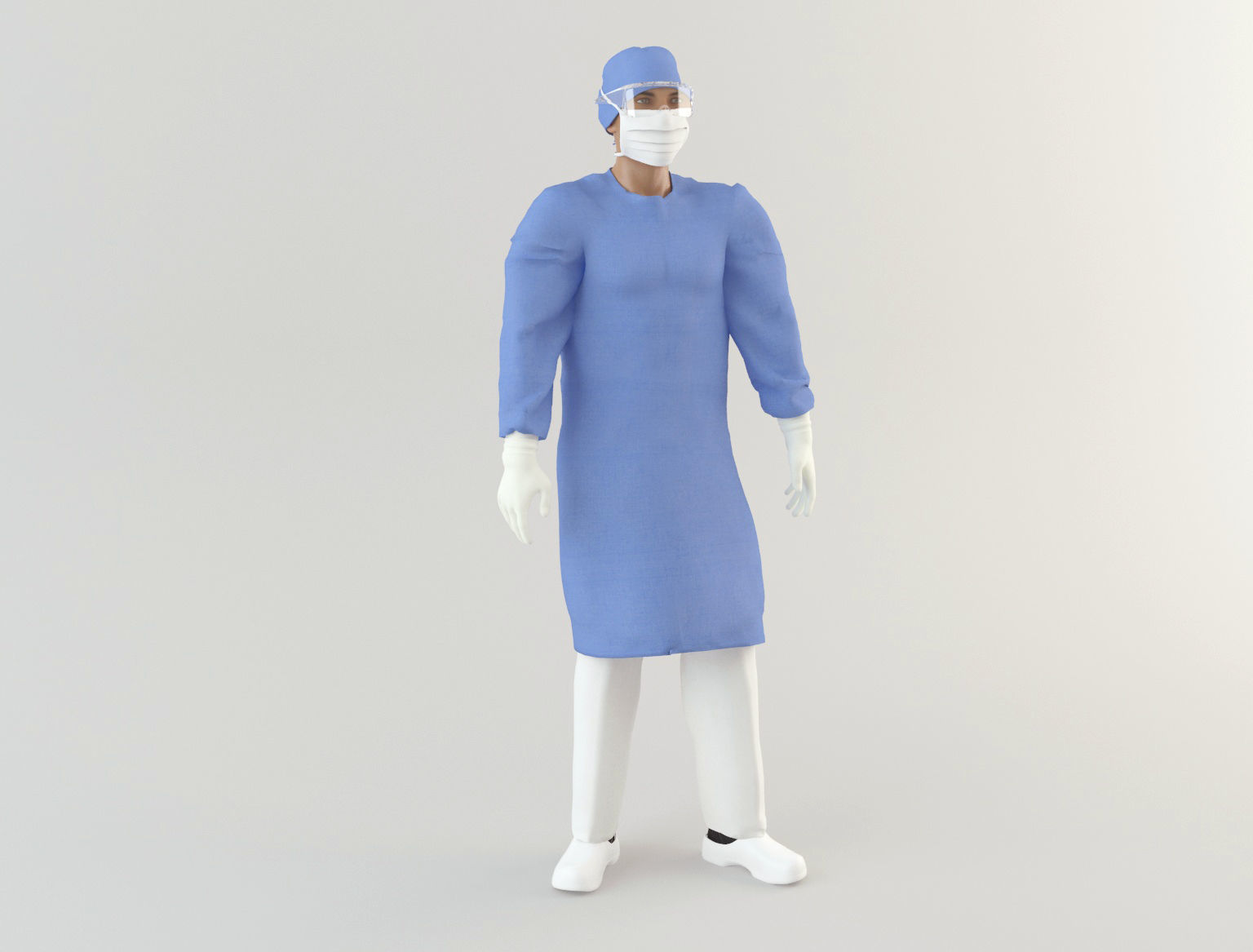 Doctor 1 Coronavirus 3D model_8