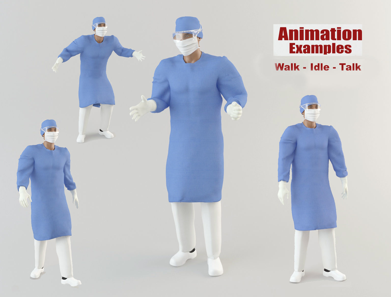 Doctor 1 Coronavirus 3D model_7