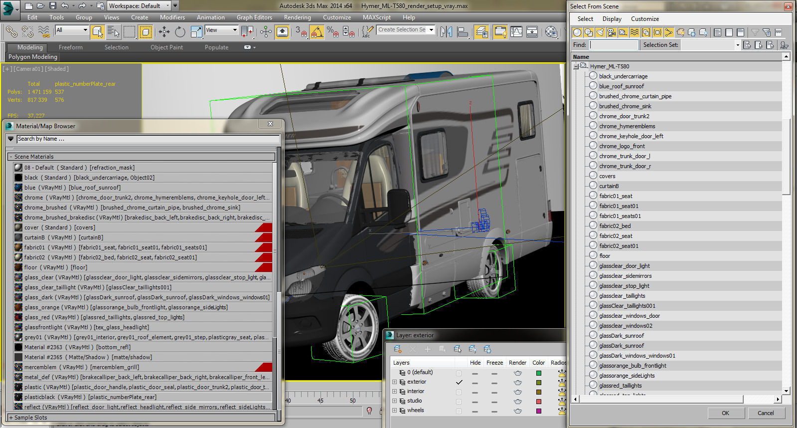 Hymer ML-T 580 motorhome 3D model_22