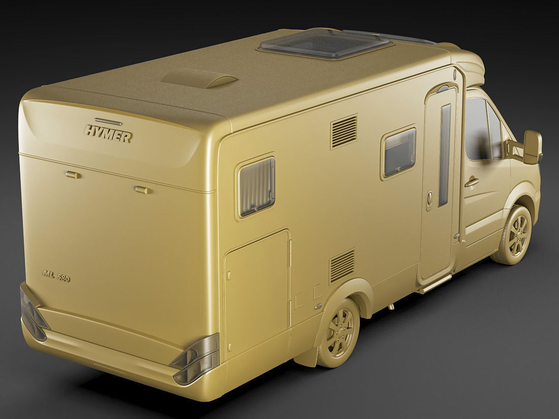 Hymer ML-T 580 motorhome 3D model_16