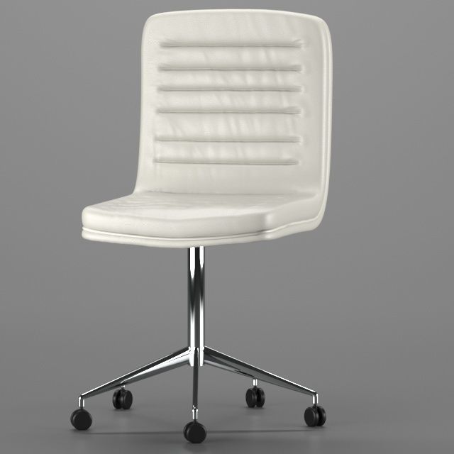 Four Hands Home Office Malibu Desk Chair 3D model_2