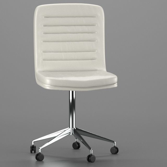 Four Hands Home Office Malibu Desk Chair 3D model_1