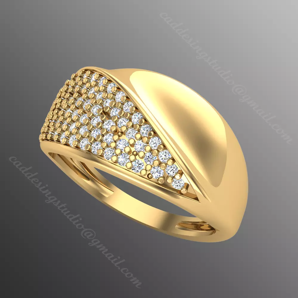 Ring ak10 3D print model  3D print model_0