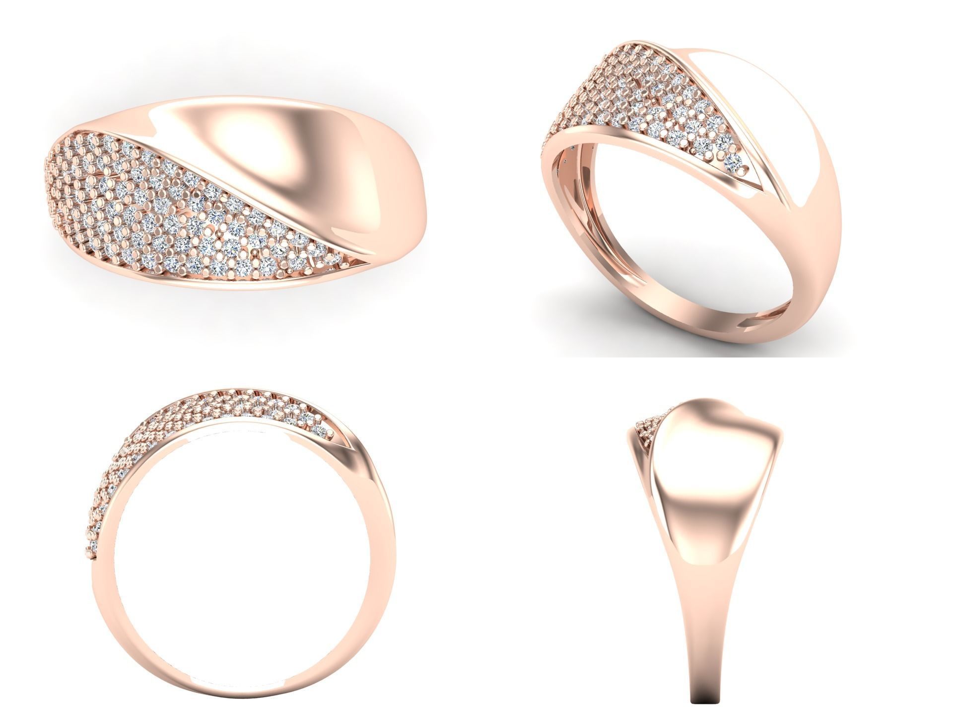 Ring ak10 3D print model  3D print model_5