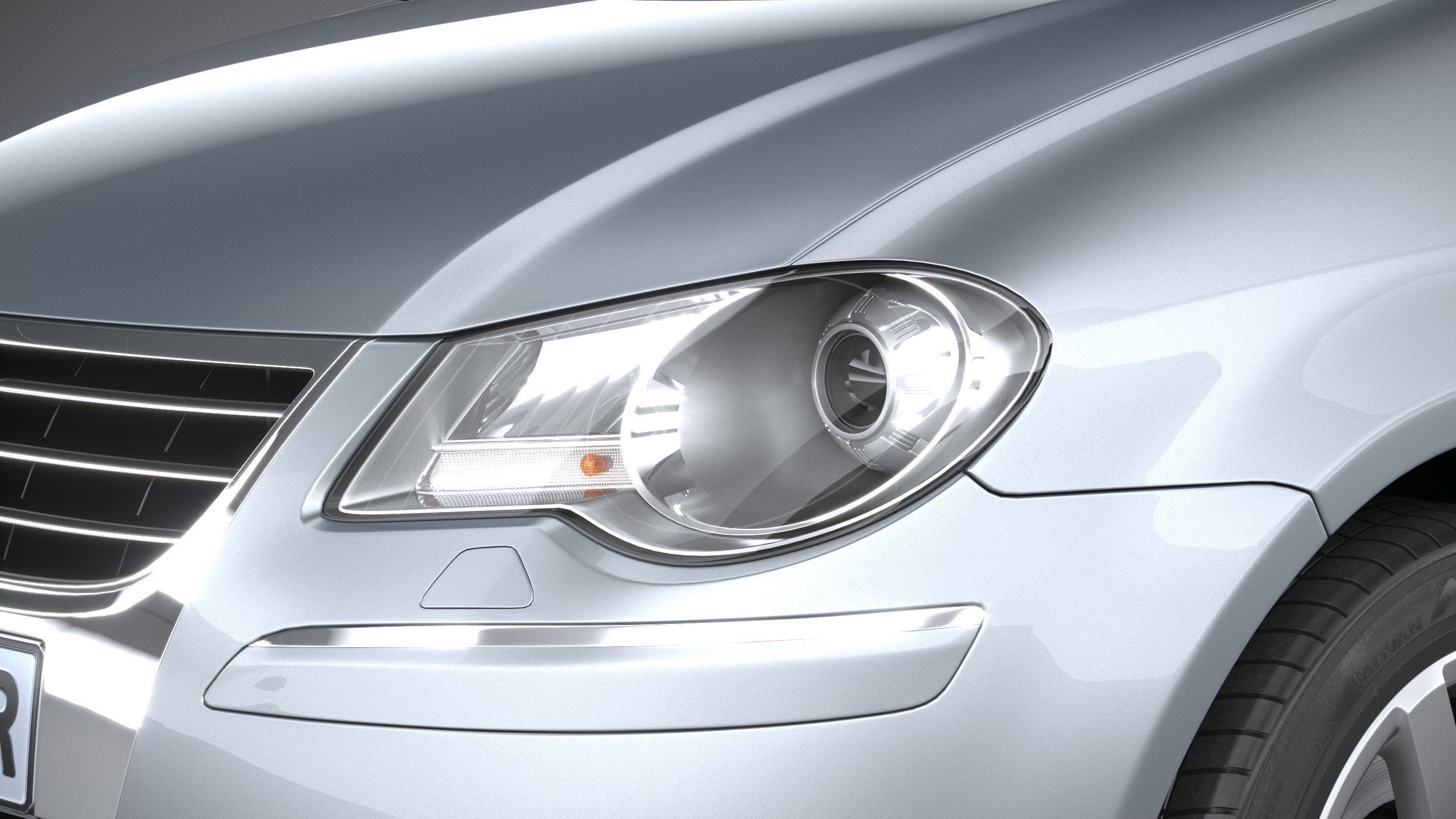Volkswagen Touran 2007-2011 3D model_14