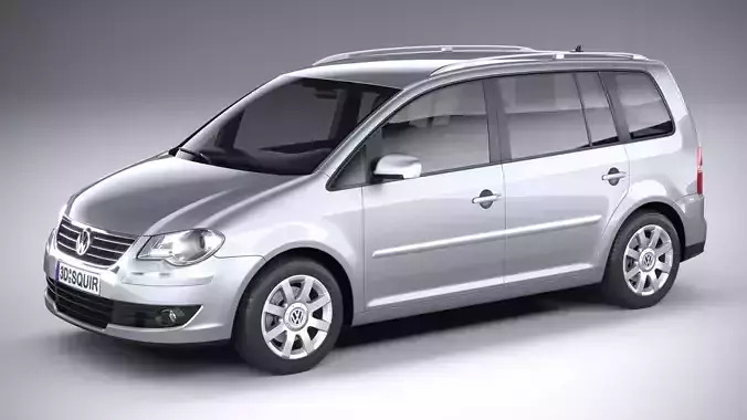 Volkswagen Touran 2007-2011 3D model