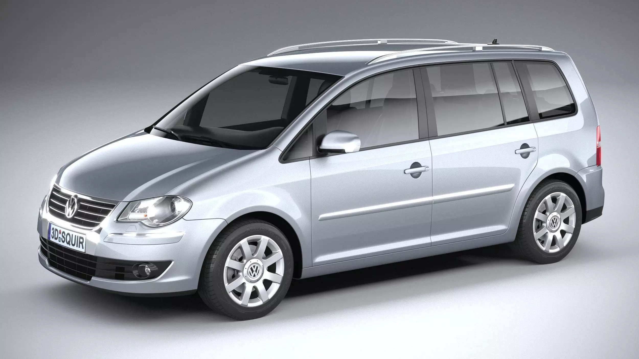 Volkswagen Touran 2007-2011 3D model_0