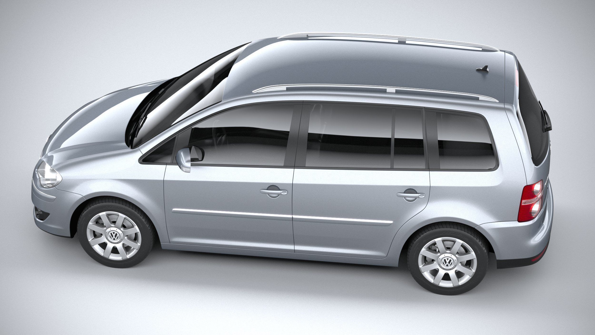 Volkswagen Touran 2007-2011 3D model_9