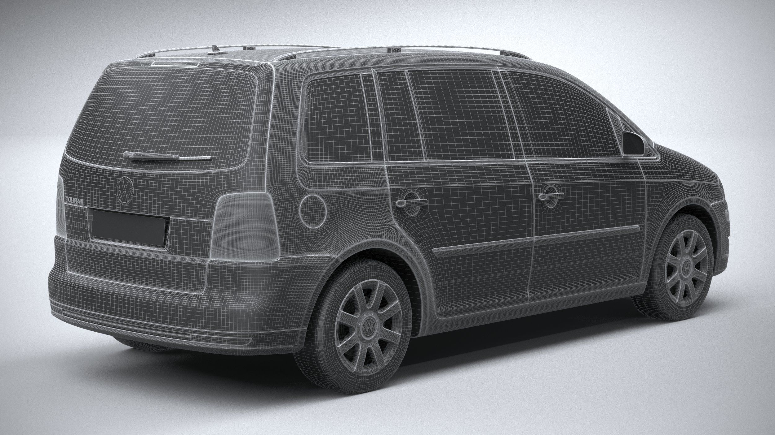 Volkswagen Touran 2007-2011 3D model_27