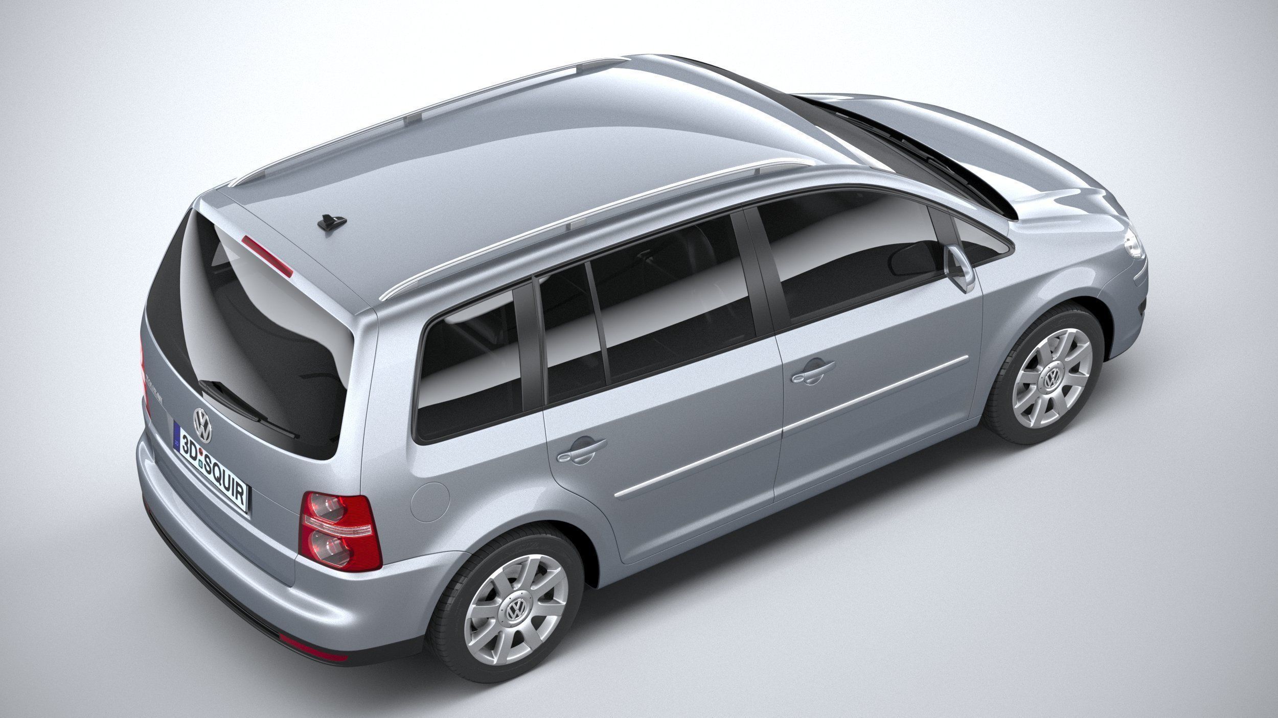 Volkswagen Touran 2007-2011 3D model_10
