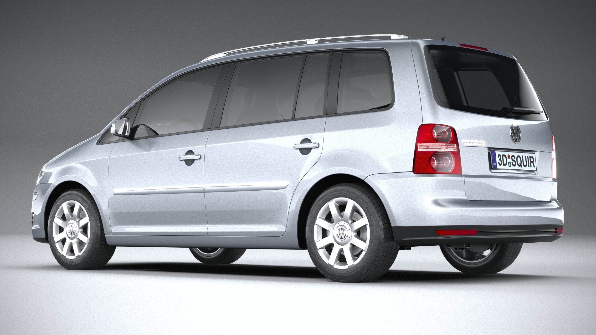 Volkswagen Touran 2007-2011 3D model_5