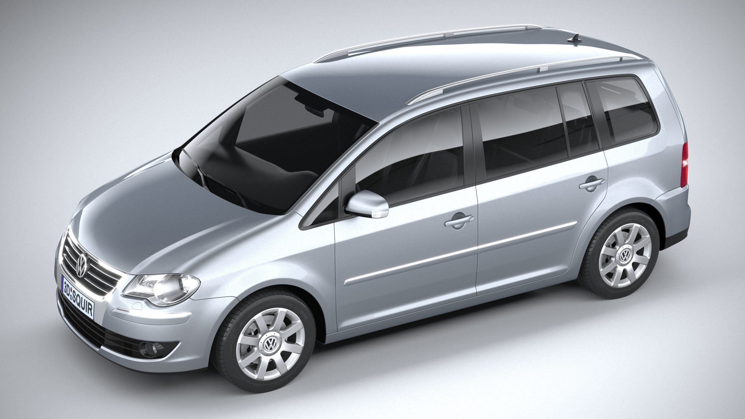 Volkswagen Touran 2007-2011 3D model_7