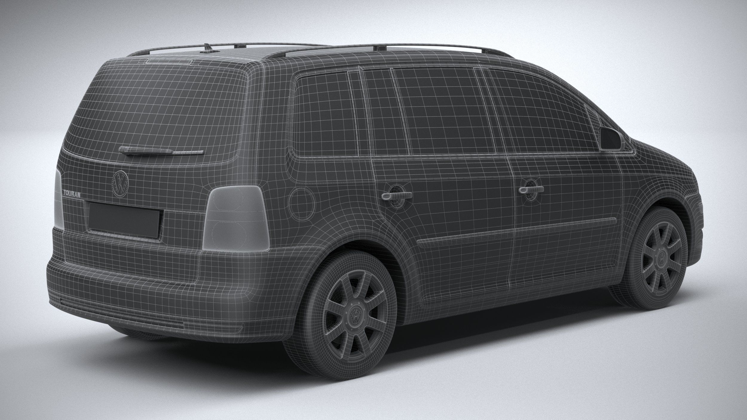Volkswagen Touran 2007-2011 3D model_29