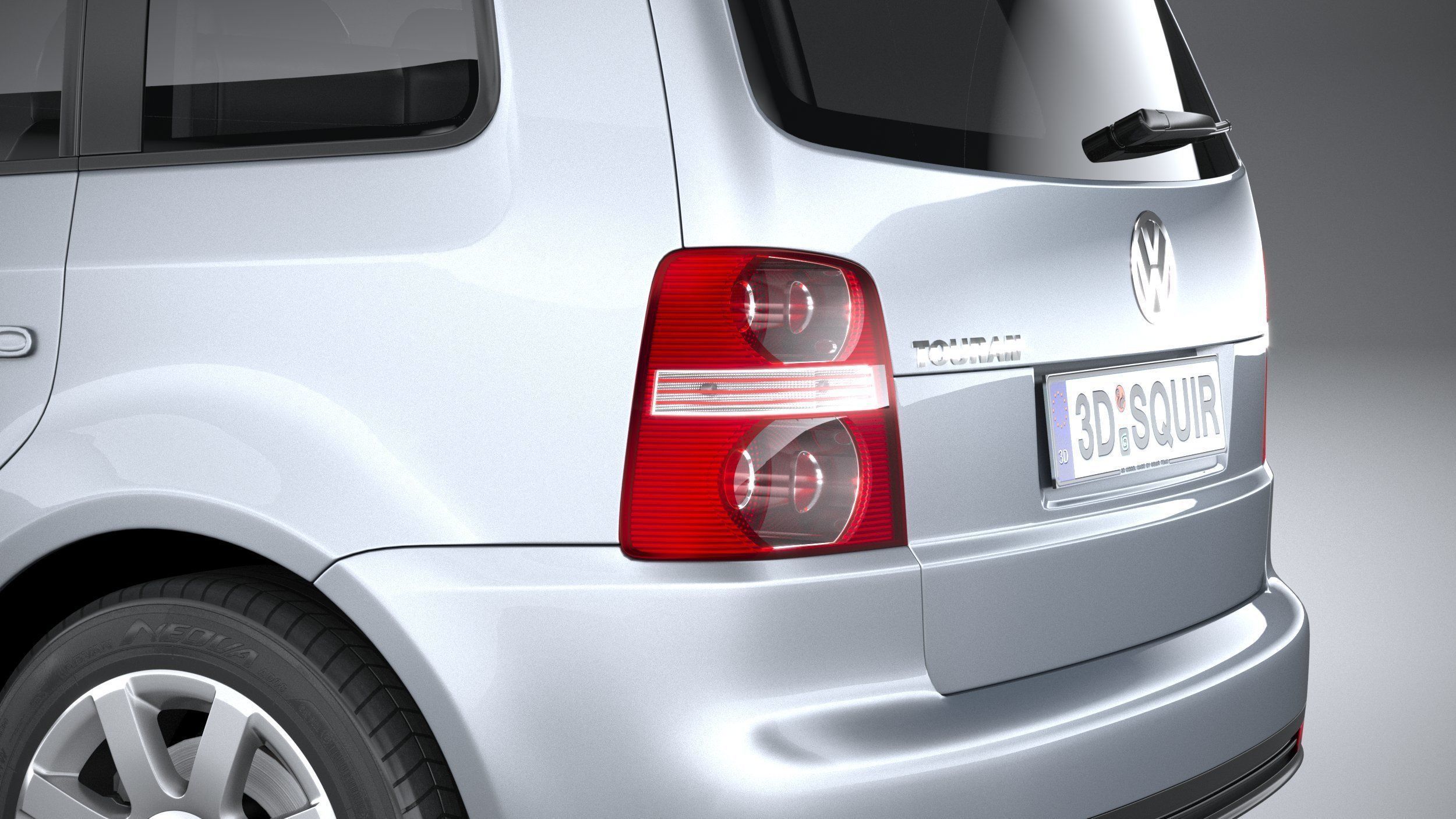 Volkswagen Touran 2007-2011 3D model_6